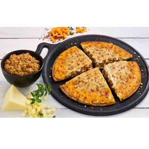Chicken Keema Paratha Pizza